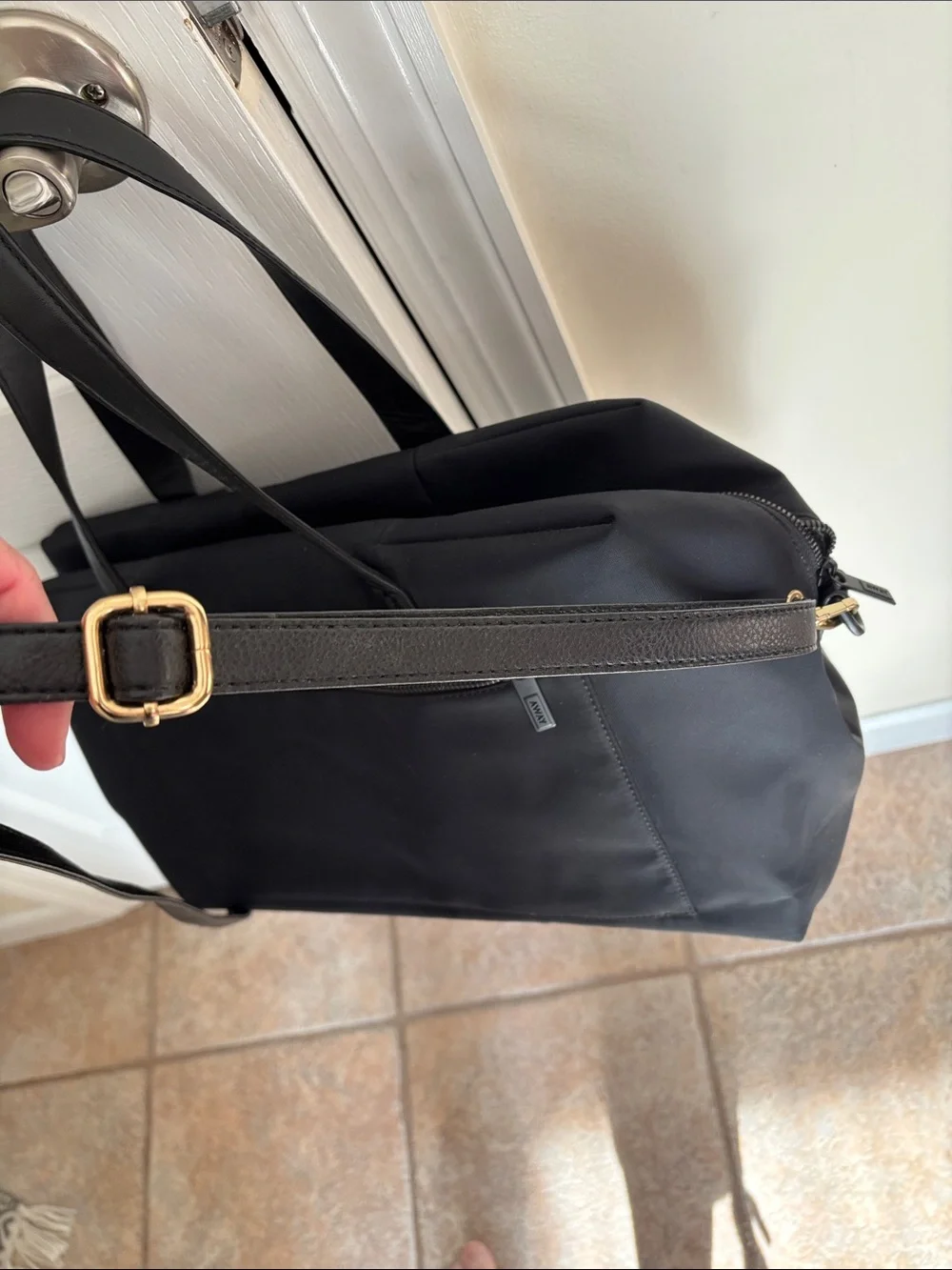 Away Black Men's/Ladies Nylon Duffel Travel Weekend Bag